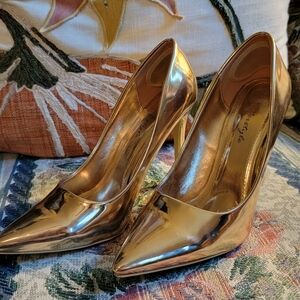 Herstyle Gold Heels